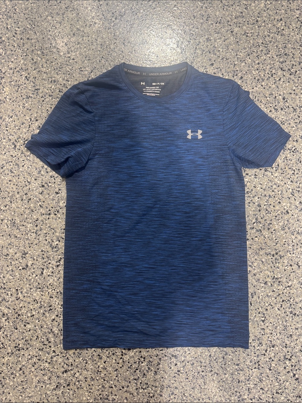 Under Armour Men’s Navy Heather Short Sleeve Performance Tee